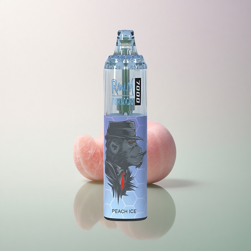 RandM Fumot Tornado 7000 Puffs Peach Ice 14ML Mesh 5% Nicotine