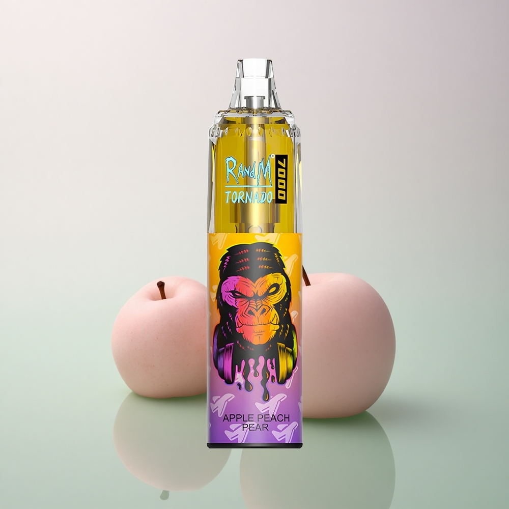 RandM Fumot Tornado 7000 Puffs Peach Pear Mesh Coil 850mAh Type-C