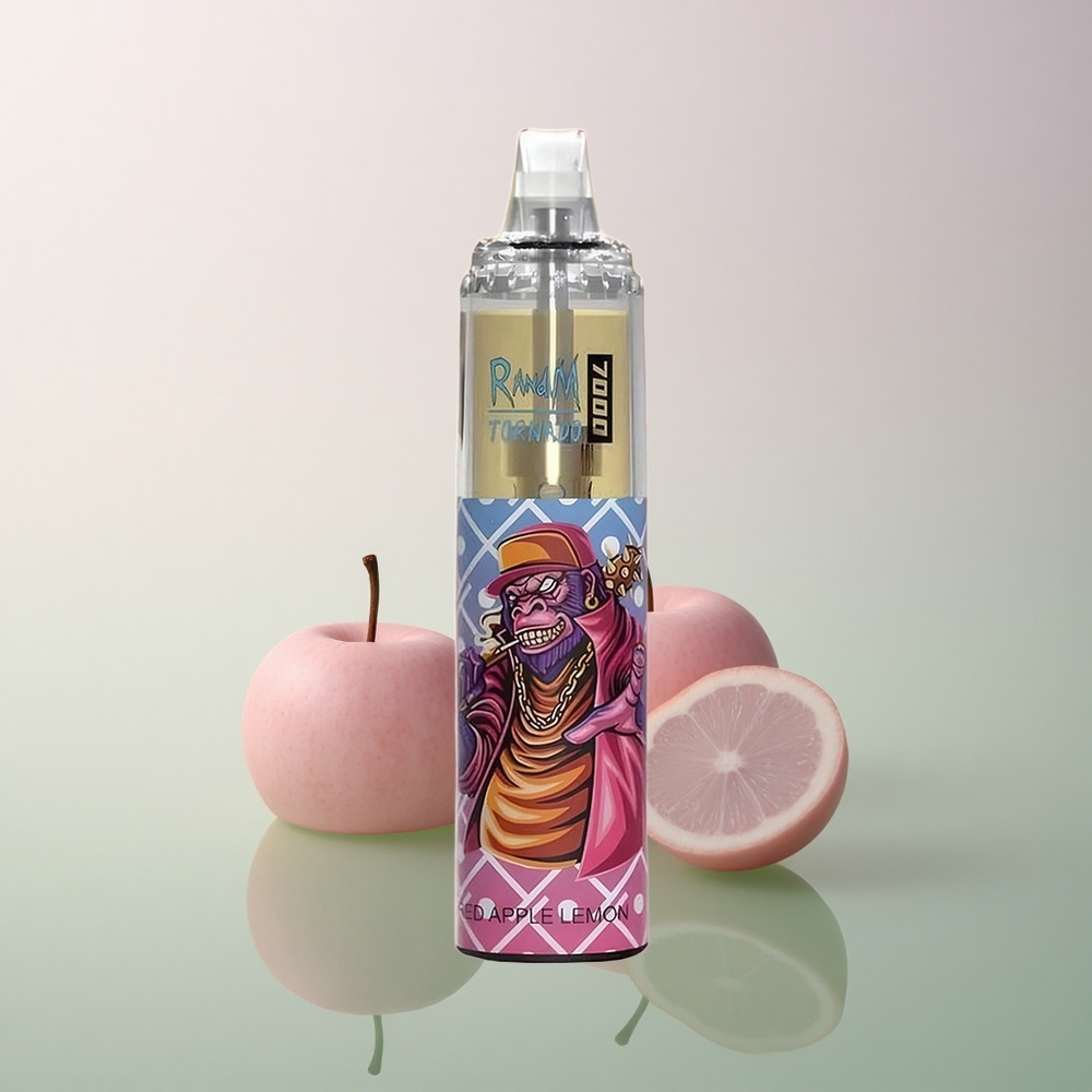 RandM Fumot Tornado 7000 Puffs Red Apple Lemon 14ML 850mAh Mesh