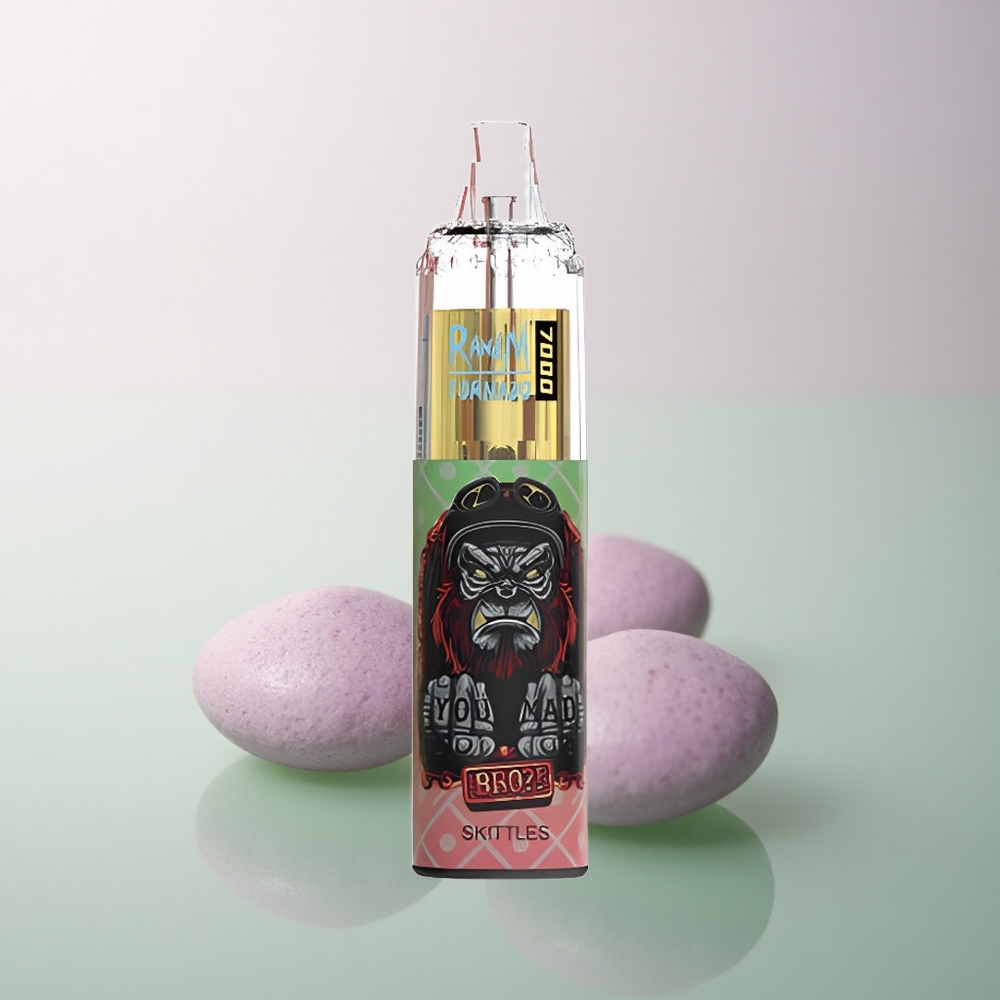 RandM Fumot Tornado 7000 Puffs Skittles Mesh Coil 850mAh Nicotine 5%