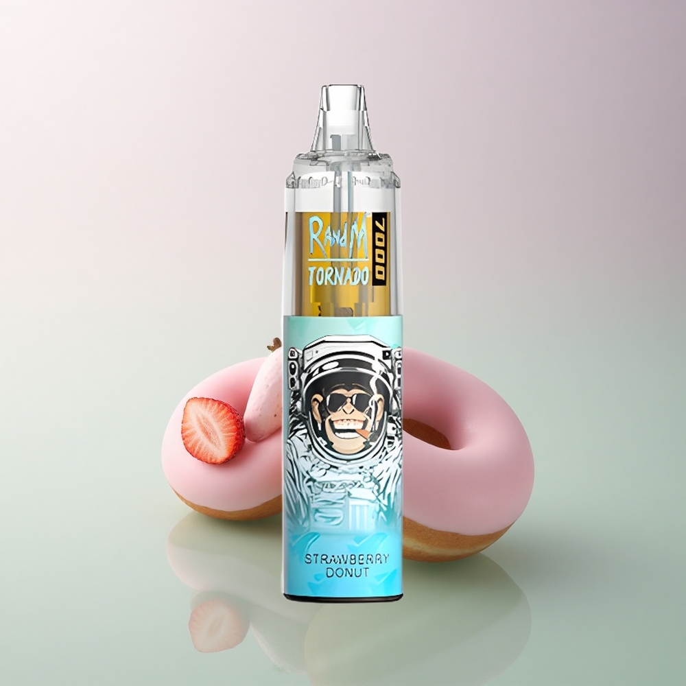 RandM Fumot Tornado 7000 Puffs Strawberry Donut 14ML 850mAh Mesh