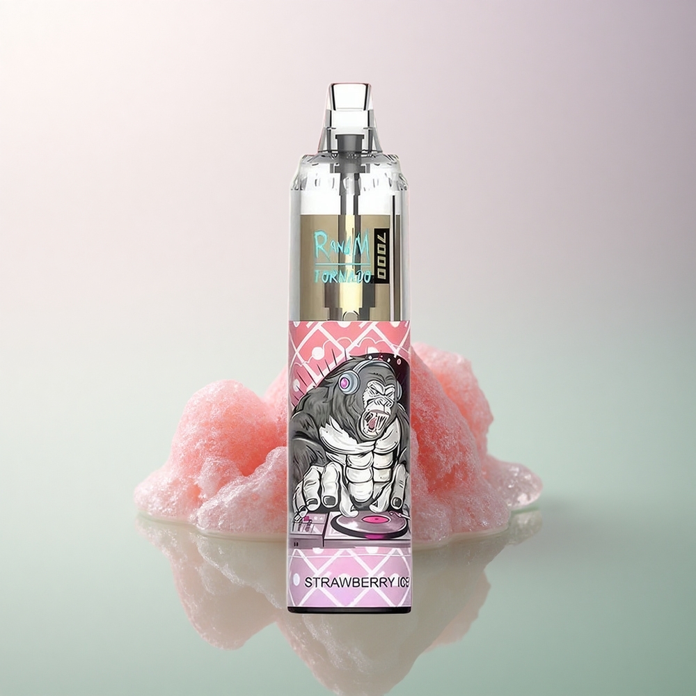 RandM Fumot Tornado 7000 Puffs Strawberry Ice 14ML Mesh 5% Nicotine