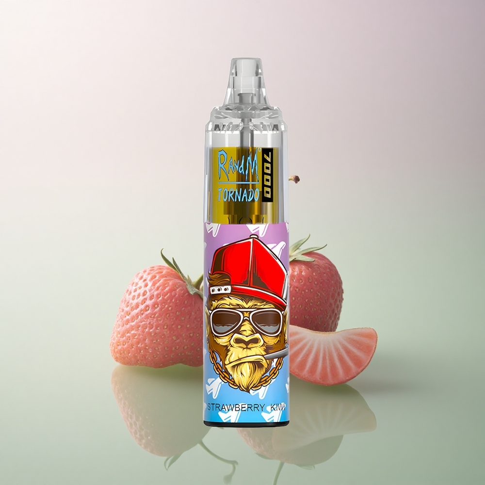 RandM Fumot Tornado 7000 Puffs Strawberry Kiwi 14ML 850mAh Mesh