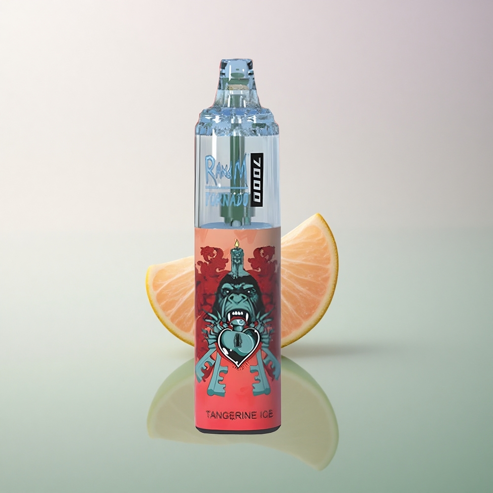 RandM Fumot Tornado 7000 Puffs Tangerine Ice 14ML Mesh 850mAh