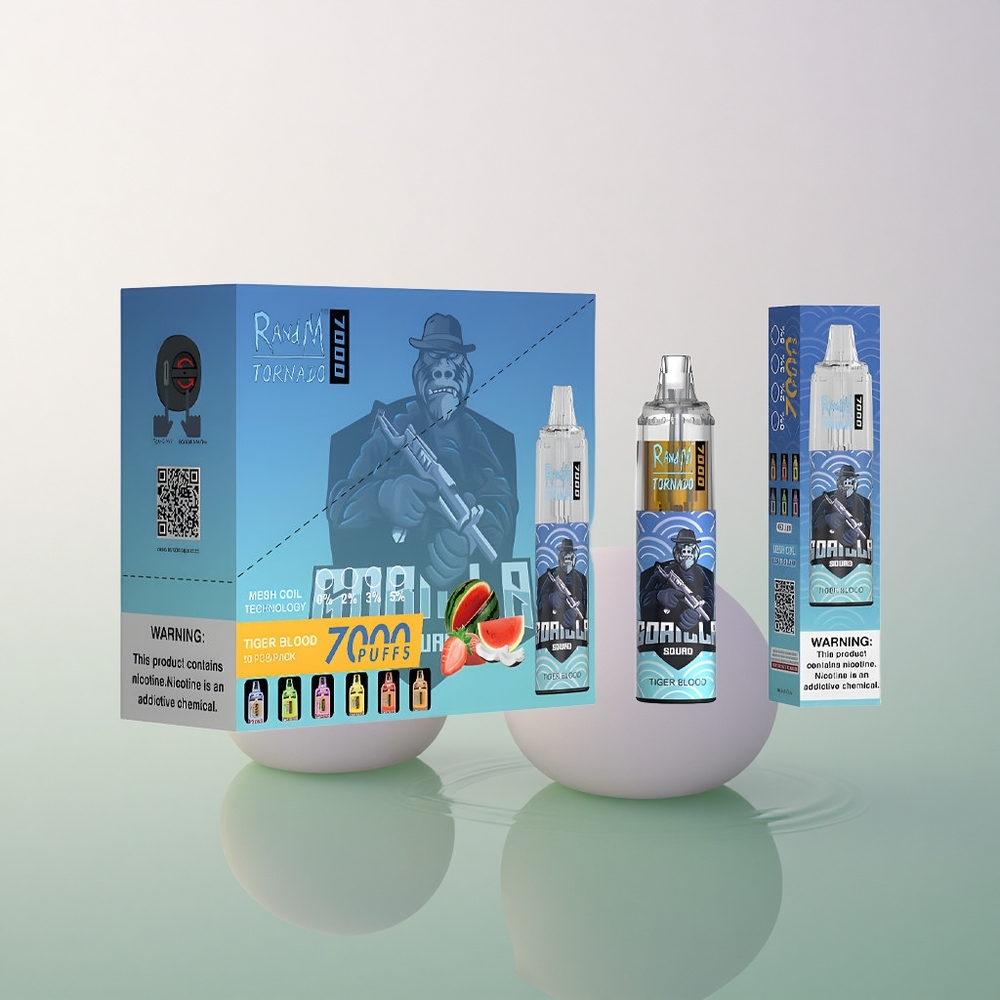 RandM Fumot Tornado 7000 Puffs Tiger Blood Mesh 850mAh 5% Nicotine