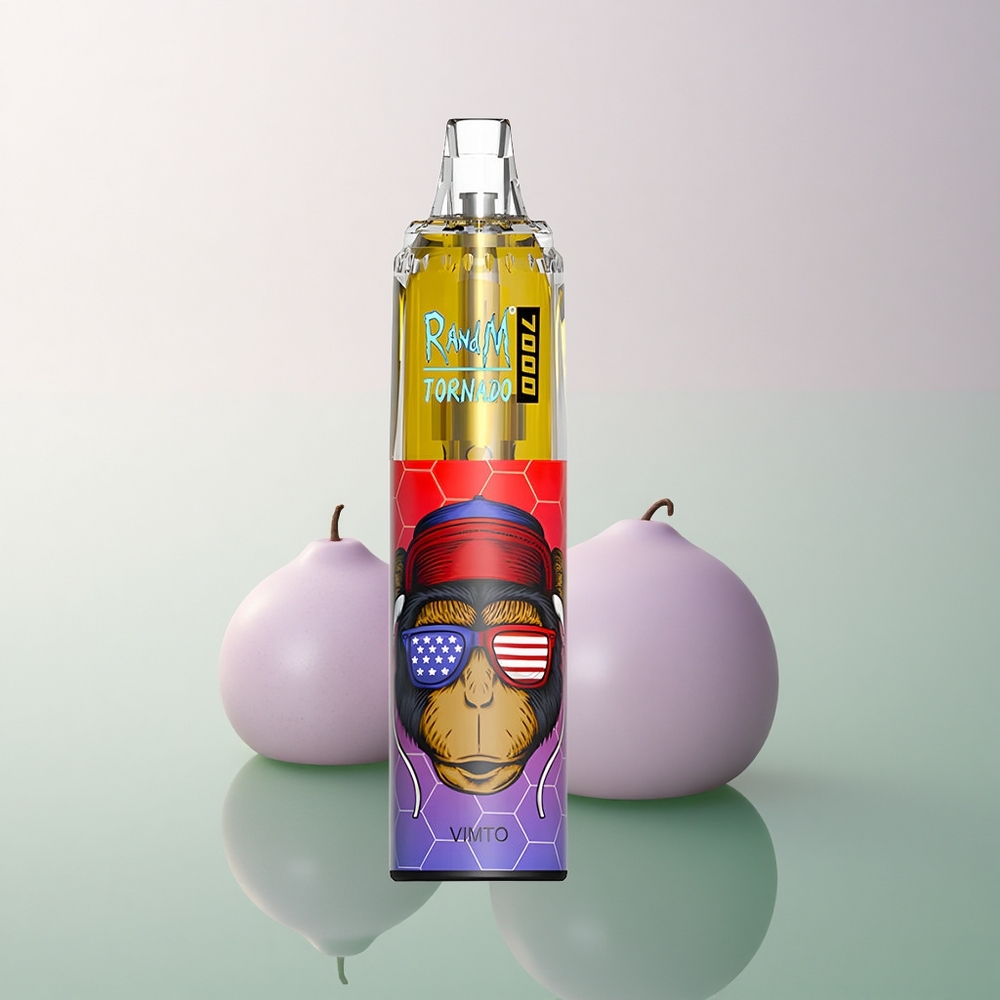RandM Fumot Tornado 7000 Puffs Vimto Mesh 850mAh Adjustable Airflow 5% Nicotine