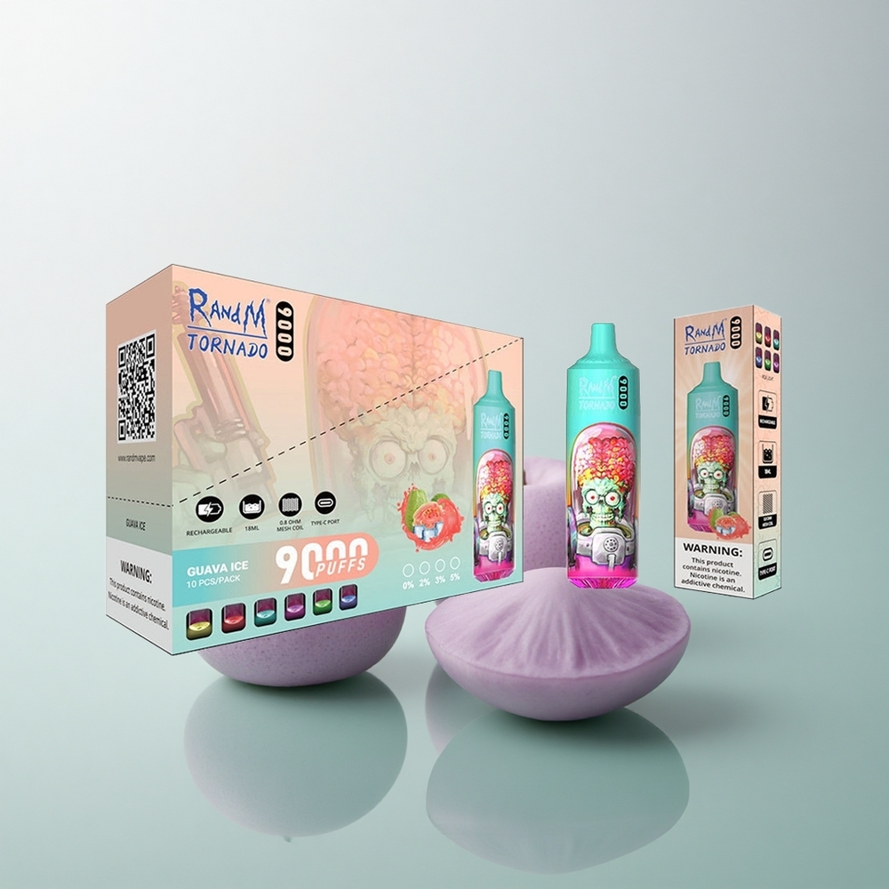 RandM Fumot Tornado 9000 Puffs Blue Sour Raspberry Mesh 18mL 850mAh