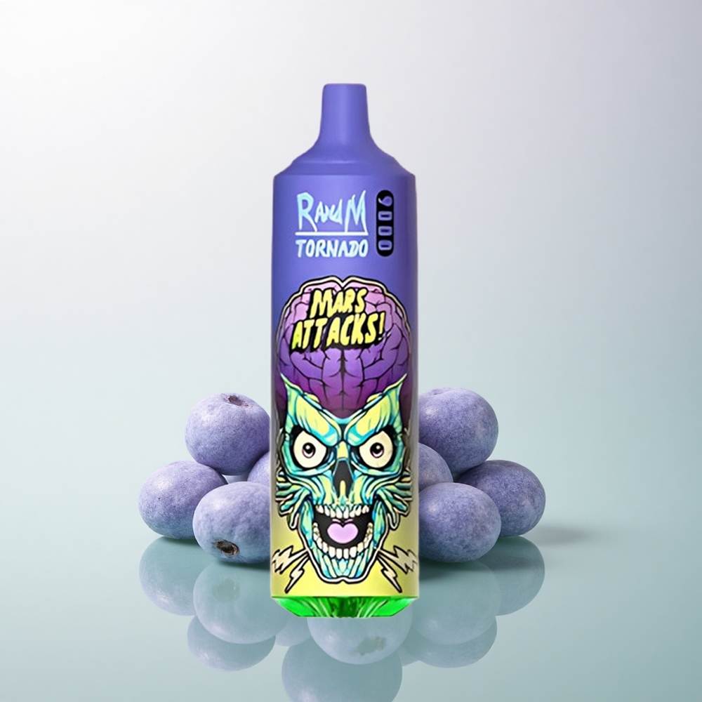 RandM Fumot Tornado 9000 Puffs Blueberry Ice Mesh 18mL 850mAh