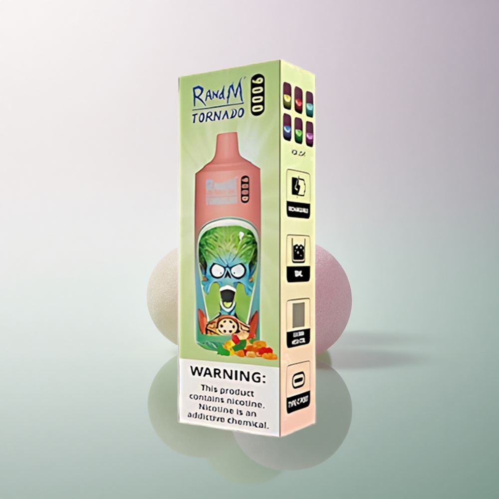 RandM Fumot Tornado 9000 Puffs Gummy Bear 850mAh 18mL Mesh