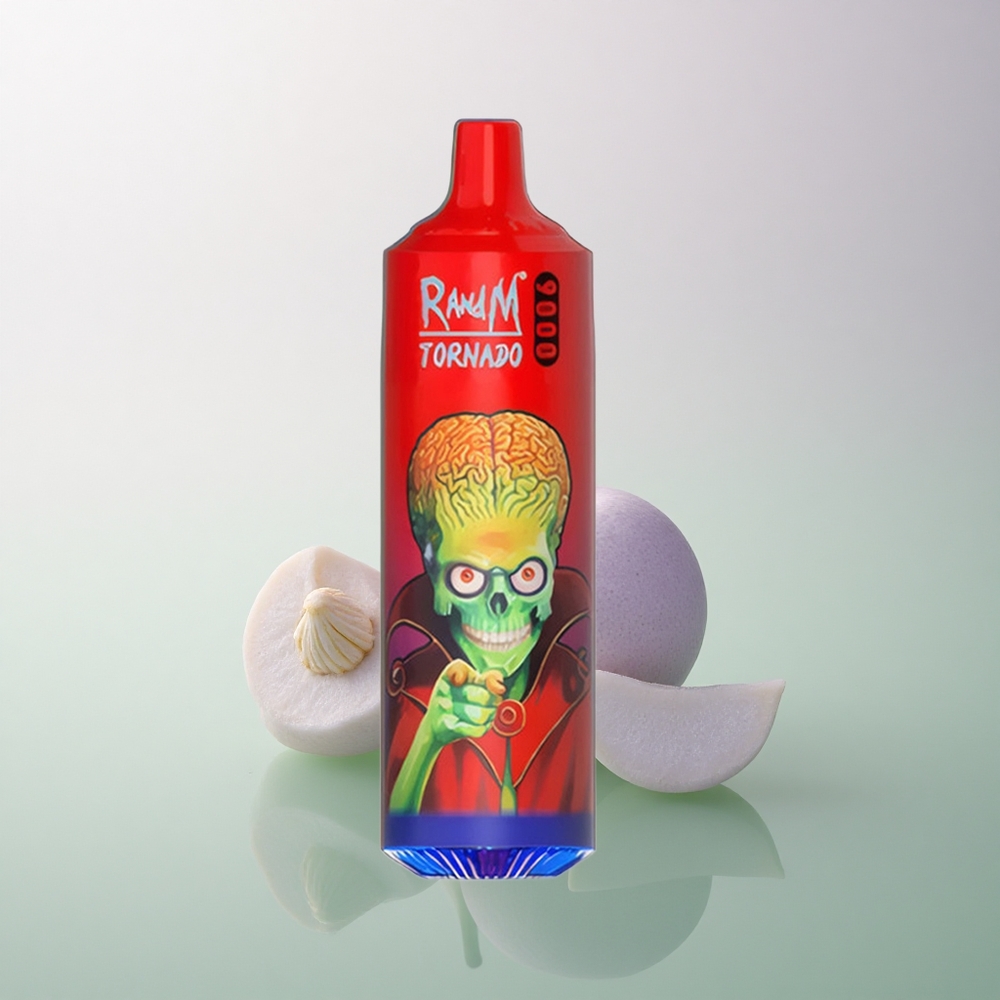 RandM Fumot Tornado 9000 Puffs Lush Ice Mesh Coil 18mL 850mAh Rechargeable