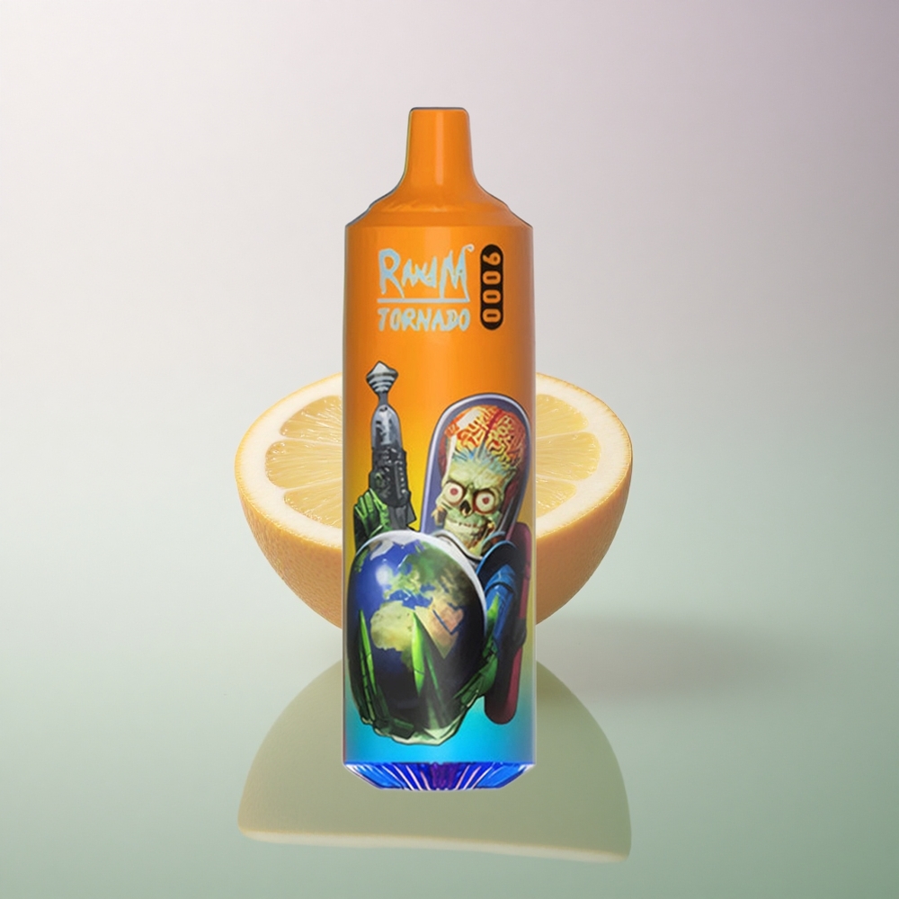 RandM Fumot Tornado 9000 Puffs Orange Soda Mesh RGB 850mAh 18mL