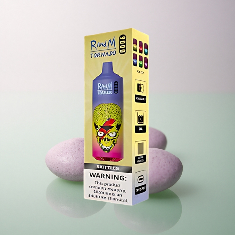 RandM Fumot Tornado 9000 Puffs Skittles 850mAh Mesh 18mL