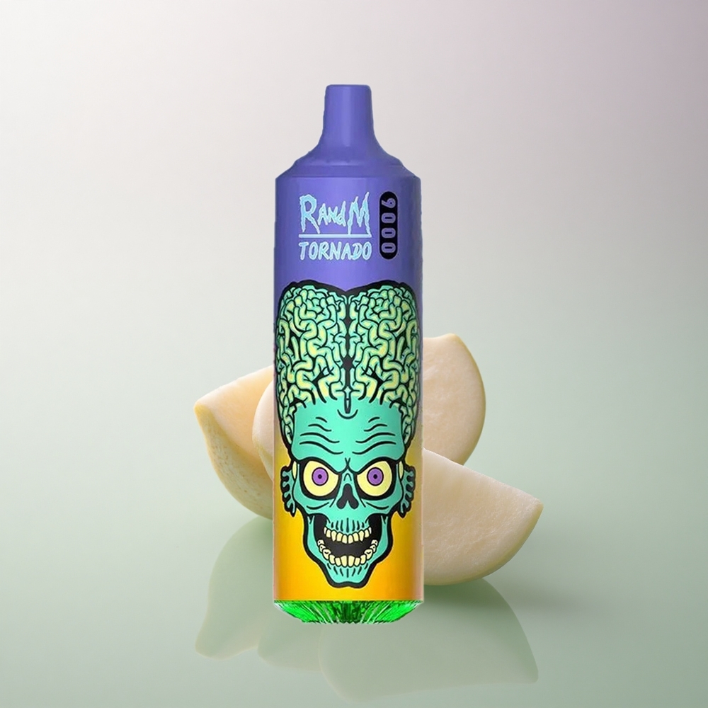 RandM Fumot Tornado 9000 Puffs Straw Mango 18mL Mesh 850mAh