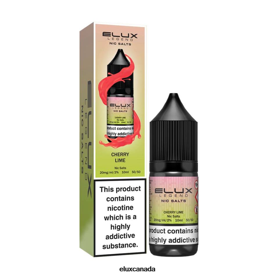 Elux Legend Nic Salt 10ml Cherry Lime FHP8R66 - Elux Vape Near Me